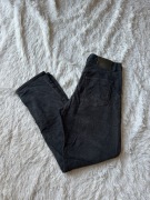 Massimo Dutti Spodnie Sztruksowe Męskie W38 Klasyczne Tapared Fit