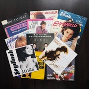 10 singli z muzyką francuską + gratis, kobiece głosy, lata 70+ (zestaw 2)