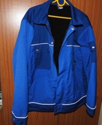 Kurtka robocza Klartex - niebieska - r.50 - ocieplana