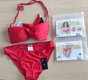 NOWY dwuczęściowy czerwony strój kąpielowy – bikini (rozmiar 40)