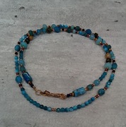 Naszyjnik niebieski apatyt 