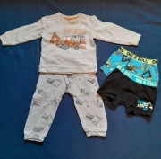 Zestaw ubrań dla fana koparki, betoniarki, wywrotki - rozm.80/86/92 