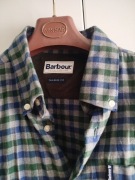 Nowa koszula w kratkę szara w niebieską, zieloną Barbour L