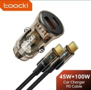 Szybka Ładowarka Samochodowa PD 45W + KABEL 