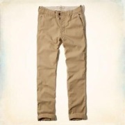 Hollister W34 L34 beżowe spodnie chino pas 88 cm 