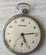 Stary zegarek kieszonkowy Sekonda 