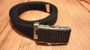 Pasek damski długości 98,5 cm szerokość 1,5 cm kolor czarny