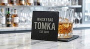 Prezent na Walentynki dla Chłopaka Podkładka Whisky Grawer Personalizowany