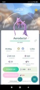 Pokemon Go Shiny Aerodactyl z torbą Trade