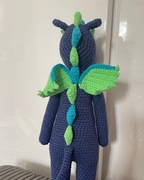 Smok - maskotka , rękodzieło 