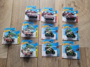 HOT WHEELS Shark Bite TH 1966 Triumph Tiger TH 7 Treasure Hunt + 3 Porsche 