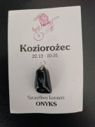 Wisiorek - onyks dla Koziorożca