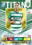 Gonçalo Inacio 403 Titan Karta PANINI FIFA 365 2023