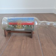 Rafandynka. Statek w butelce. 30 cm