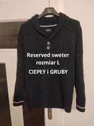 Reserved sweter gruby ciepły rozmiar L