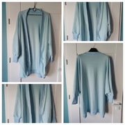 Nowy kardigan, sweter oversize kolor baby blue