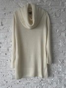 Sweter sukienka z golfem H&M Basic roz. S