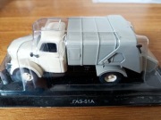GAZ 51a śmieciarka Kultowe Auta PRL ZSSR DeA 1:43 WAW