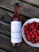 Żywy ocet lipa z maliną 