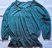 Niemiecka, duża, długa bawełniana bluzka, długie rękawy