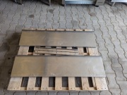 Półka ścienna regulowana podwójna Stalgast 1200x280mm