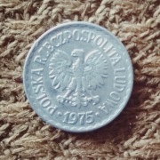 1zł PRL 1976r aluminium bzm