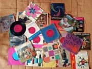 Płyty winylowe stare małe 22 sztuki