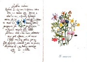 Kartka-karnet okolicznościowy Dzień Kobiet (okres PRL) z 1972 r.