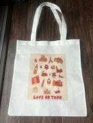 Torebka torba tote bag materiał non woven harry styles