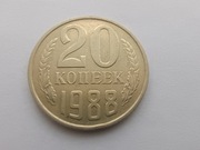 Rosja - ZSRR 20 kopiejek 1988