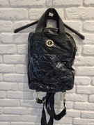 Lakierowana listonoszka plecak damska 