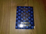 Etui na dowód osobisty Rzeczpospolita Polska granatowe niebieskie