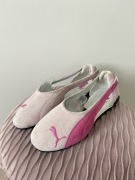 puma ballerina vintage premium shoes suede pink beige retro flats 41
