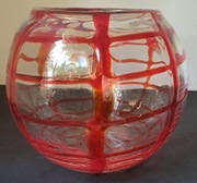 Wazon kula ręcznie robiony szkło artystyczne vintage PRL Murano?