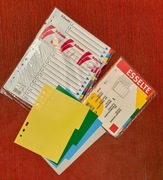 Przekładki alfabetyczne A4 do segregatora Esselte + przekładki A5 9 szt.