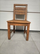 Krzesło ogrodowe solidne drewniane 80x45