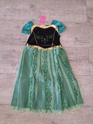 Sukienka Anny z Krainy Lodu, zielona - rozm 140/146 (150)