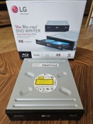 Nagrywarka wewnętrzna LG Blu-Ray M-Disc model BH16NS55 -KOMPLET z płytą-