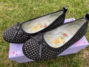 Baleriny czarne dziewczęce r. 32