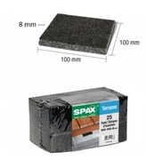 SPAX TARASOWE PODKŁADKI POD LEGARY 100x100x8mm 25 sztuk