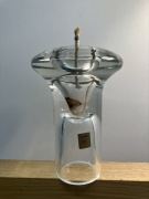 lampa naftowa olejowa szkło LA VIDA oryginalna vintage "grzybek"