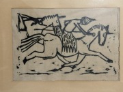 Linoryt Jeźdźcy wschodni 1956r