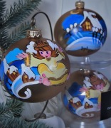 Bombki, bombka ręcznie malowana. Kolekcja 2018 r.