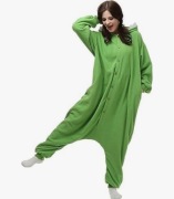 Mike Wazowski Onesie Kostium dla Kobiet i Mężczyzn Rozmiar S
