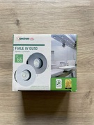 Oczko sufitowe hermetyczne IP65 okrągłe GU10 srebrne