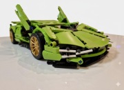Klocki Lamborghini 680 elementów samochód
