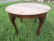 Stolik kawowy okrągły drewniany ludwik Bruksela