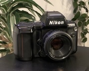 Nikon F90X MF25 databack - analogowy + Nikkor F 50 1.8D super stan zestaw