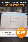 Komoda „Ocean” – nowa, elegancka, z oświetleniem LED