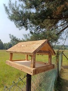 PIĘKNY DUŻY KARMNIK DLA PTAKÓW SOLIDNY 